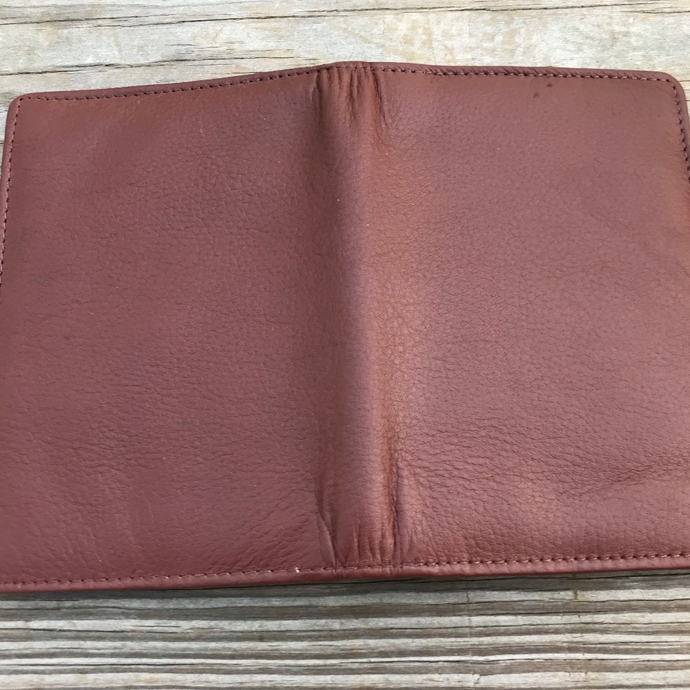 Supreme Leather Passport Cover Brown Handmade - Picture 3 of 8
